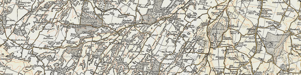 Old map of Seed in 1897-1898