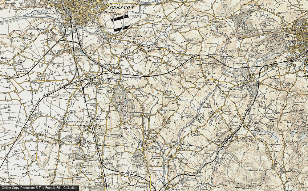 Old Map of Seed Lee, 1903 in 1903