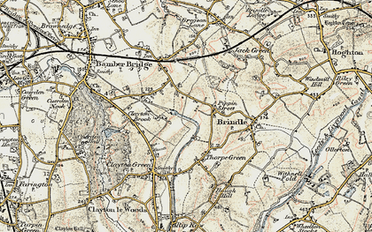 Old map of Seed Lee in 1903