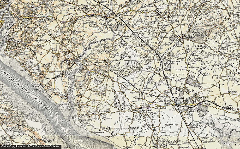 Old Map of Segensworth, 1897-1899 in 1897-1899