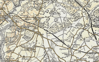 Old map of Segensworth in 1897-1899