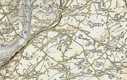 Old map of Seion in 1903-1910