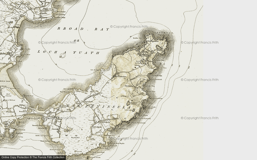 Old Map of Seisiadar, 1909-1911 in 1909-1911