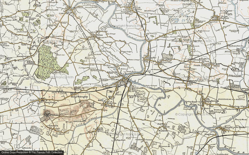 Old Map of Selby, 1903 in 1903