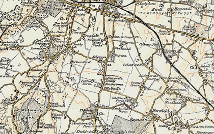 Old map of Selgrove in 1897-1898