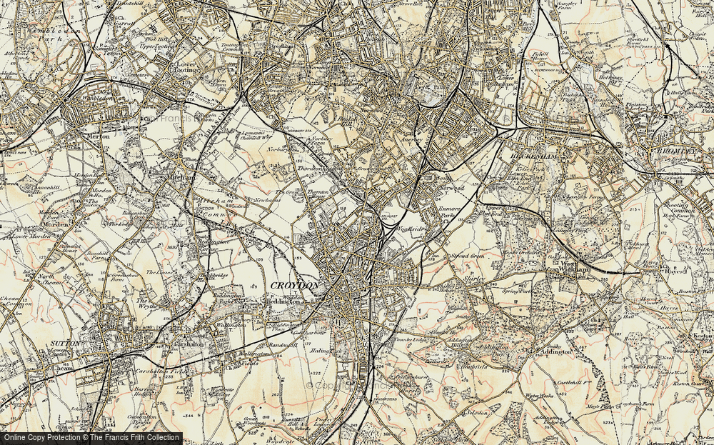 Old Map of Selhurst, 1897-1902 in 1897-1902