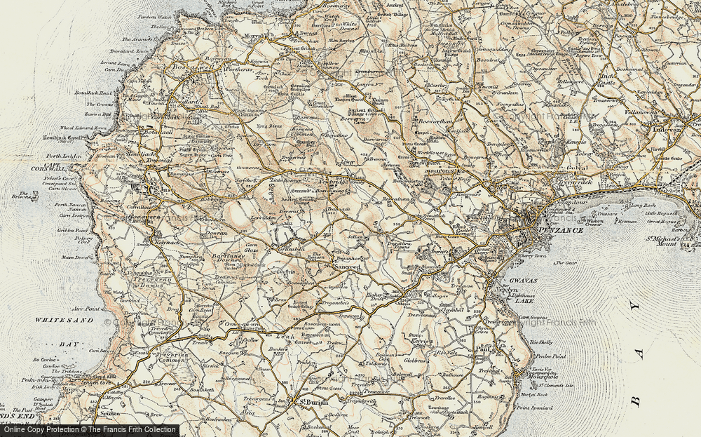 Old Map of Sellan, 1900 in 1900