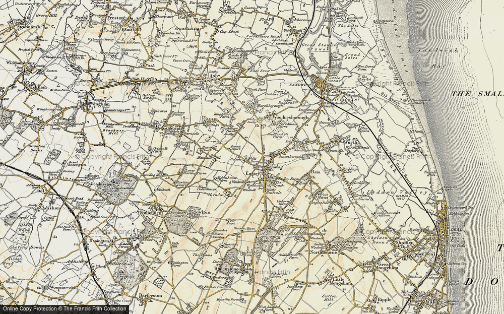 Old Map of Selson, 1898-1899 in 1898-1899