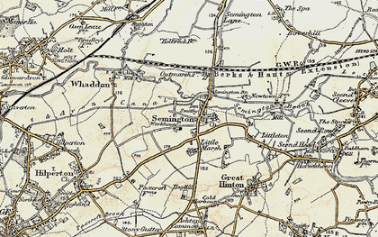 Old map of Semington in 1898-1899