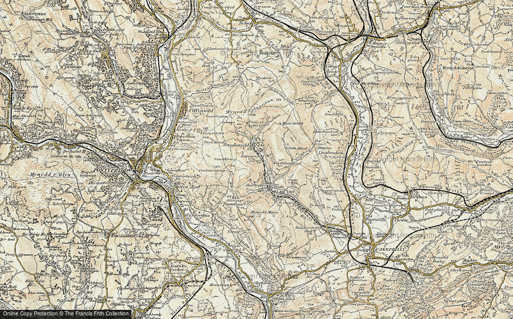 Old Map of Senghenydd, 1899-1900 in 1899-1900
