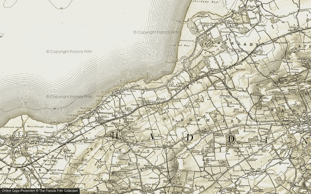 Old Map of Seton Mains, 1903-1906 in 1903-1906