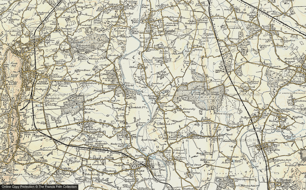 Old Map of Severn Stoke, 1899-1901 in 1899-1901