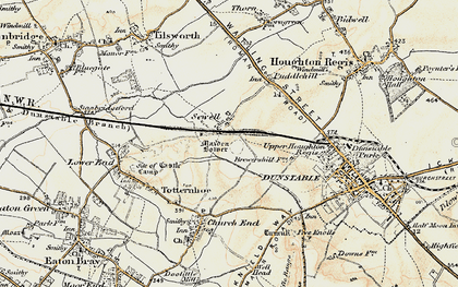 Old map of Sewell in 1898-1899