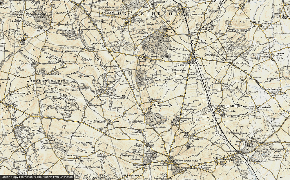 Old Map of Sezincote, 1899 in 1899