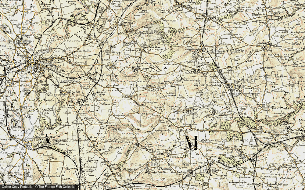 Old Map of Shadforth, 1901-1904 in 1901-1904