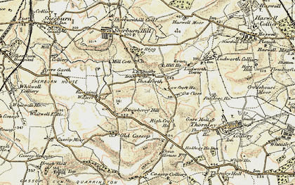 Old map of Shadforth in 1901-1904