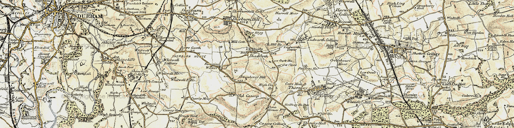 Old map of Shadforth in 1901-1904