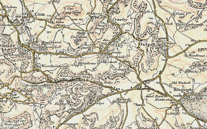 Old map of Shadwell in 1898-1900