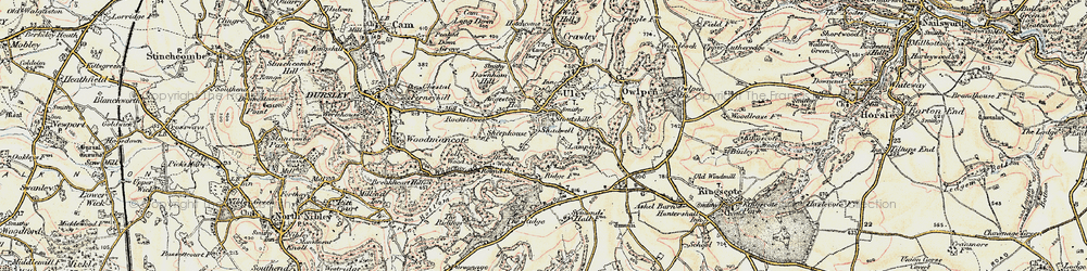 Old map of Shadwell in 1898-1900