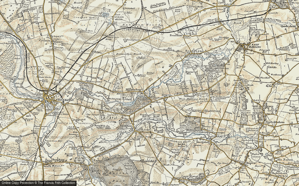 Old Map of Shadwell, 1901 in 1901