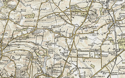 Old map of Brandon Lodge in 1903-1904