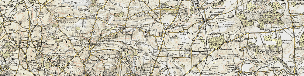 Old map of Hobberley Ho in 1903-1904