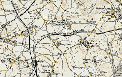 Old map of Shafton in 1903