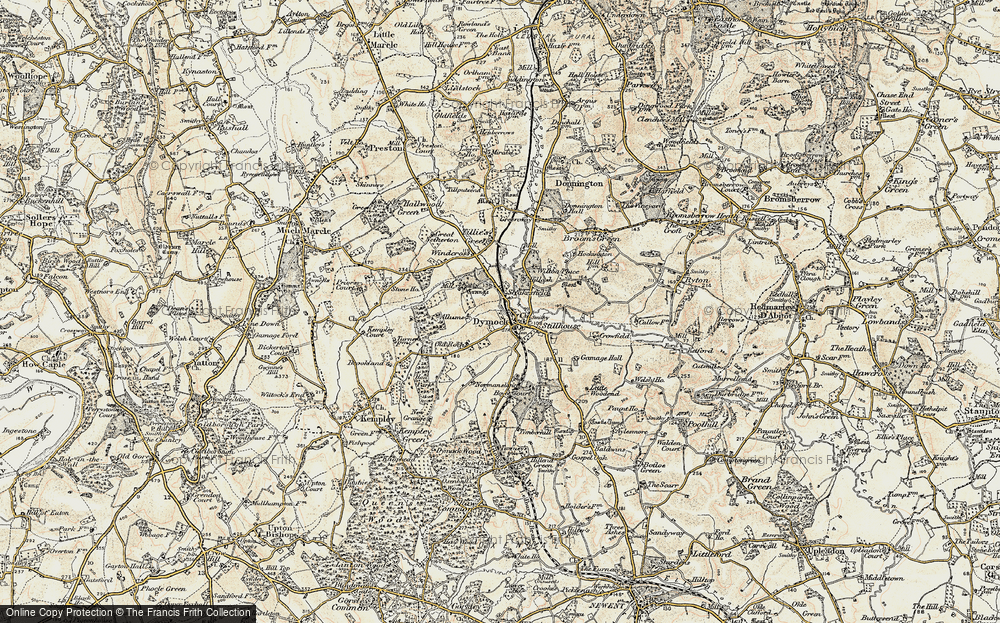 Old Map of Shakesfield, 1899-1900 in 1899-1900