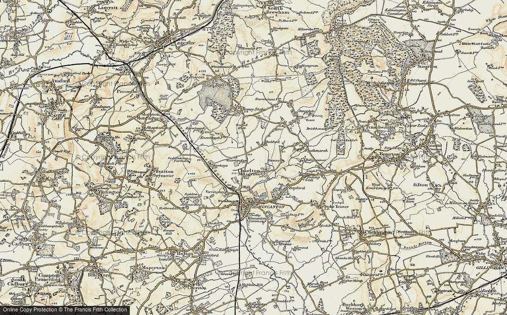 Old Map of Shalford, 1897-1899 in 1897-1899