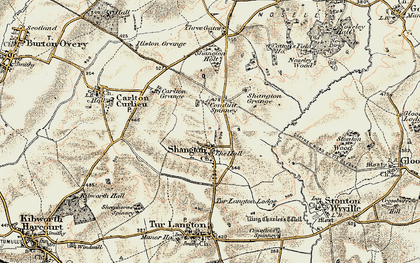 Old map of Shangton in 1901-1903