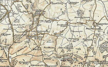 Old map of Sharnhill Green in 1899