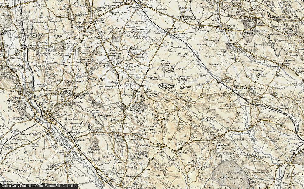 Old Map of Sharpley Heath, 1902 in 1902