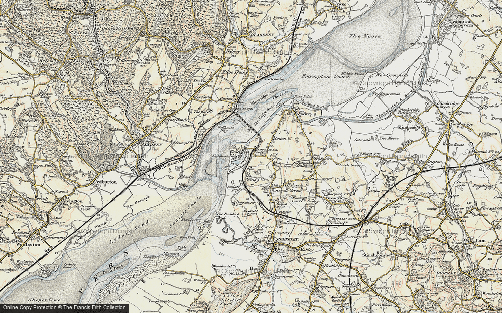 Old Map of Sharpness, 1899-1900 in 1899-1900
