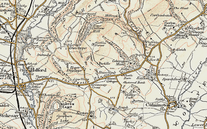 Old map of Shawbank in 1901-1903