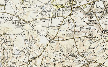 Old map of Shawfield Head in 1903-1904