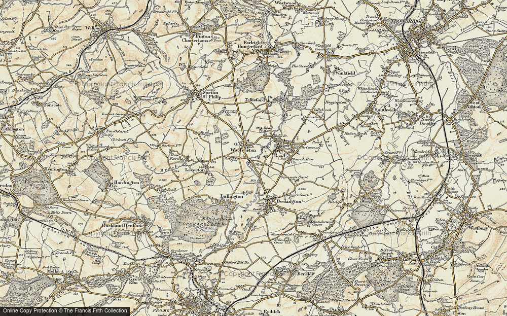 Old Map of Shawford, 1898-1899 in 1898-1899