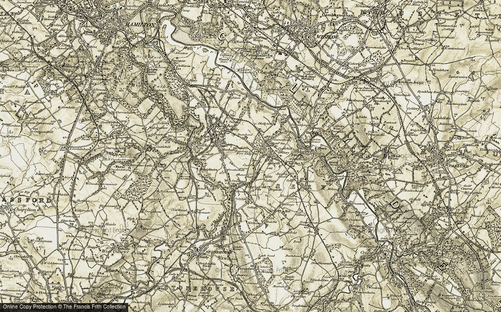 Old Map of Shawsburn, 1904-1905 in 1904-1905