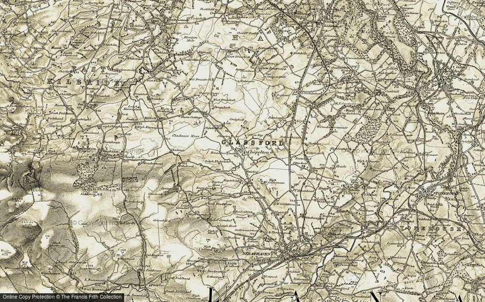 Old Map of Shawton, 1904-1905 in 1904-1905