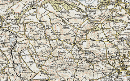 Old map of Shay Gate in 1903-1904