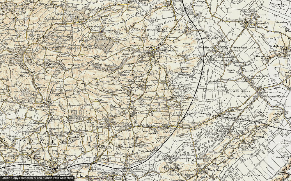 Old Map of Shearston, 1898-1900 in 1898-1900