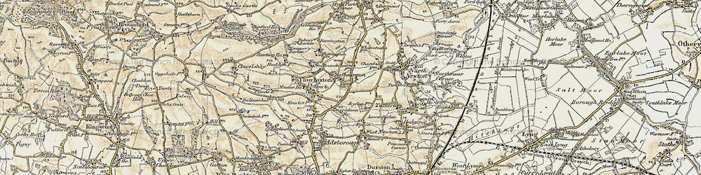 Old map of Shearston in 1898-1900