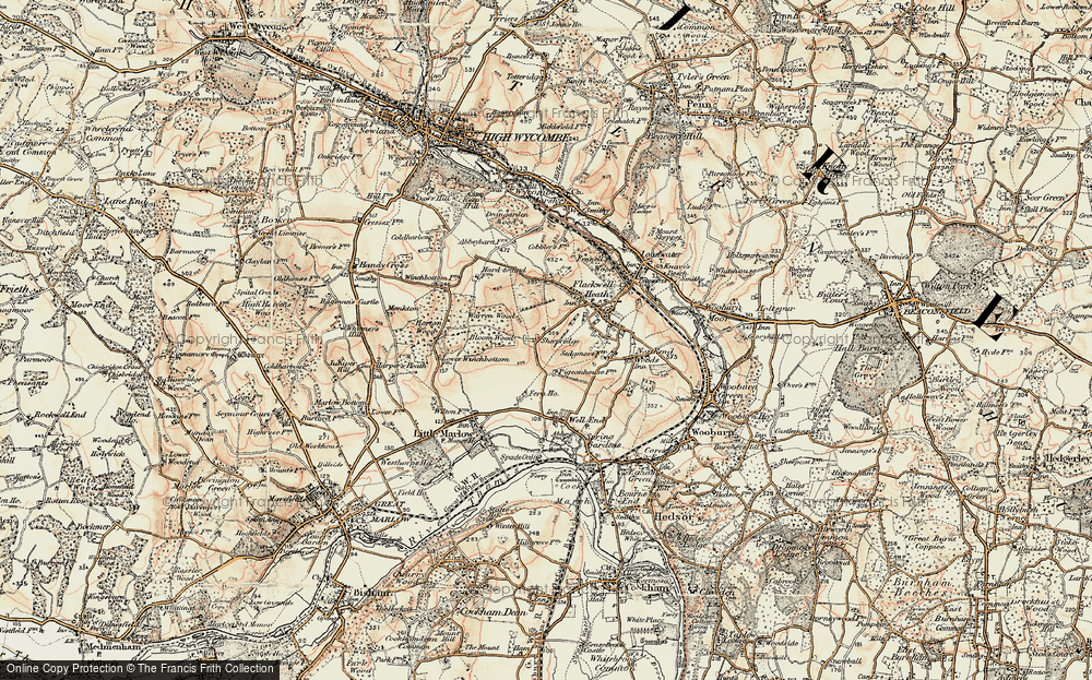Old Map of Sheepridge, 1897-1898 in 1897-1898