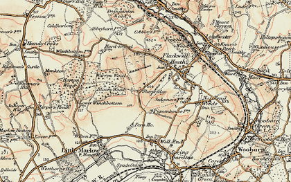 Old map of Sheepridge in 1897-1898