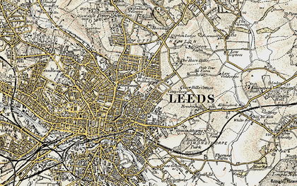 Old map of Sheepscar in 1903-1904