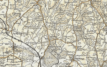 Old map of Wilmshurst in 1898