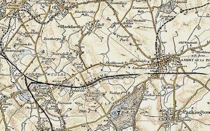 Old map of Shellbrook in 1902-1903