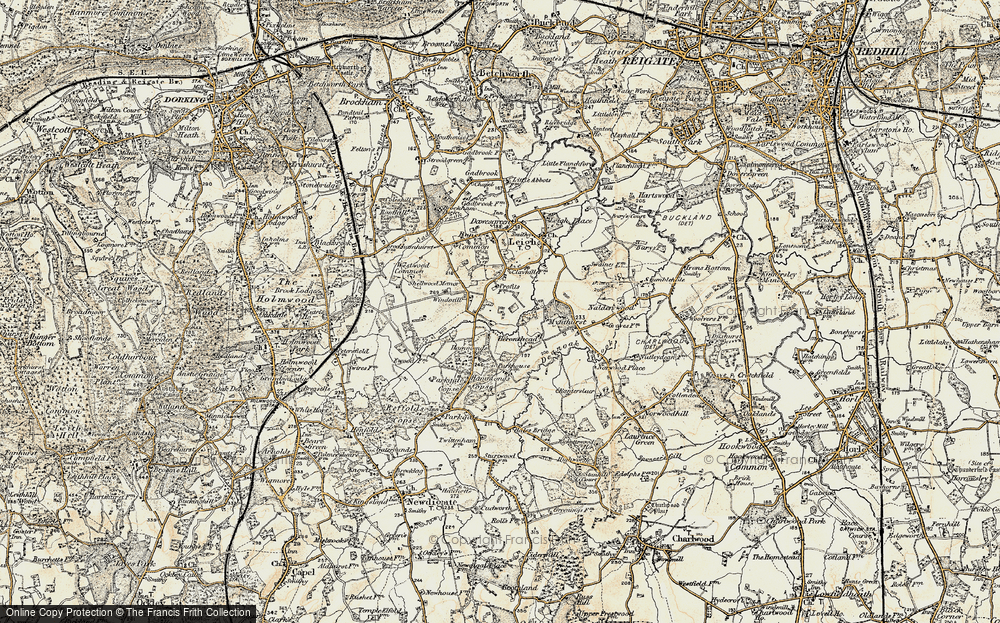 Old Map of Shellwood Cross, 1898-1909 in 1898-1909