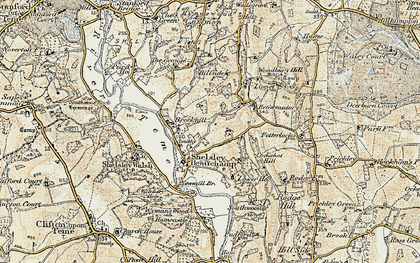 Old map of Shelsley Beauchamp in 1899-1902