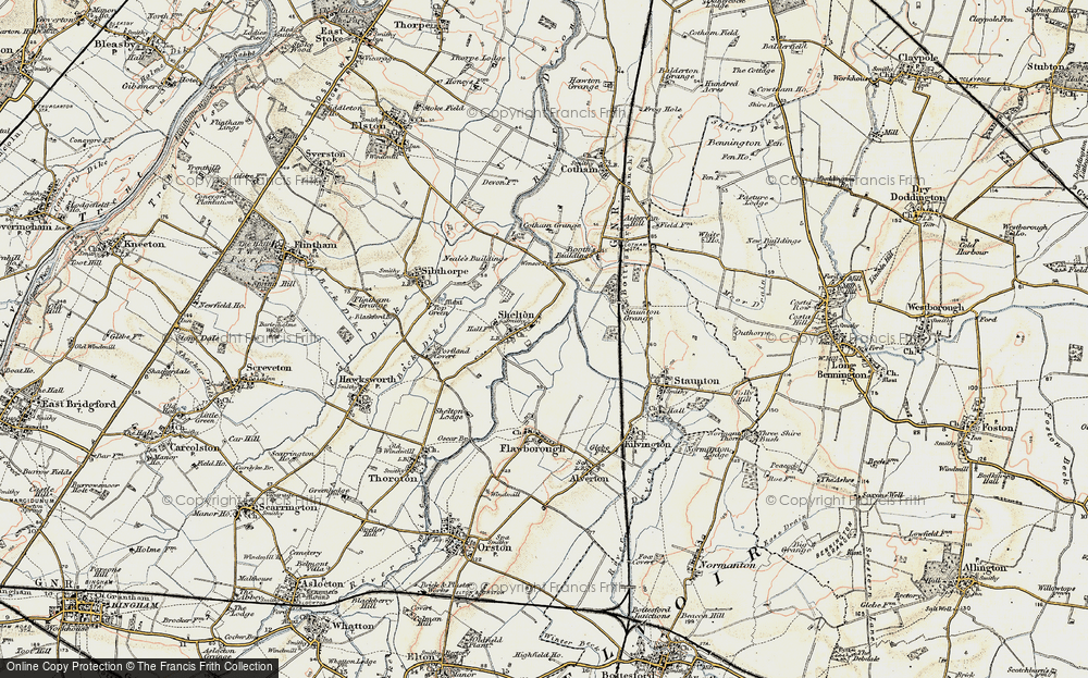 Old Map of Shelton, 1902-1903 in 1902-1903