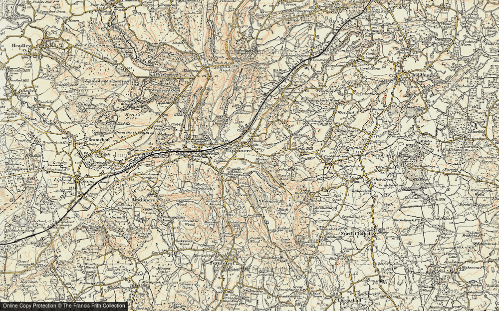 Old Map of Shepherd's Hill, 1897-1900 in 1897-1900